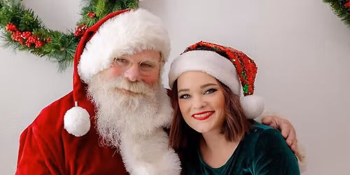 Santa PJ and Sparkles the Elf