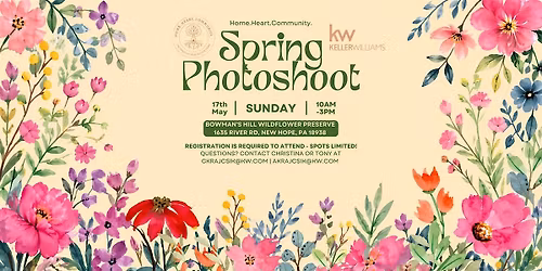 Spring Pics at Bowman's Hill Wildflower Preserve With Appletini Photography