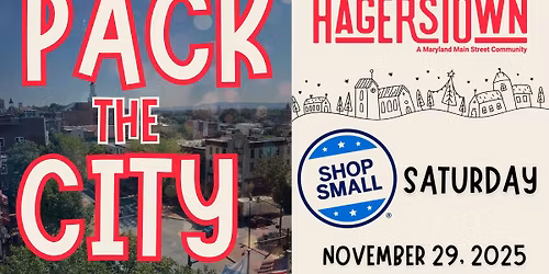 Pack the City: Small Business Saturday in Downtown Hagerstown