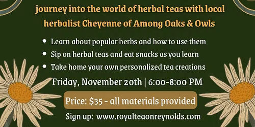 Make Your Own Tea: Tea Blending Workshop