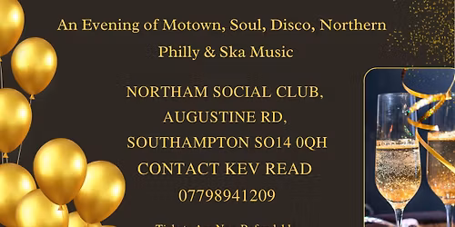 New Years Eve At Northam Club with DJ's Vanessa Hunt and Dave Jackson. Tickets \u00a310