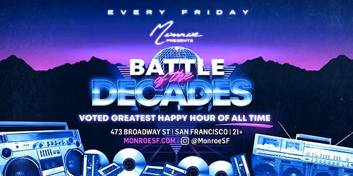 Battle of the Decades : 60s 70s 80s 90s Dance Party