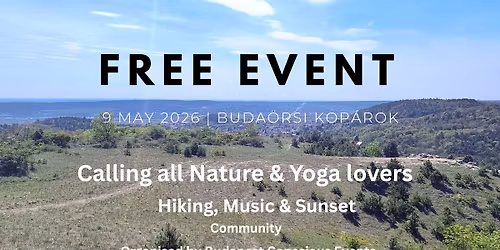Free Event - Sunset Yoga & Hike, Outdoor Sound Experience - Ingyenes