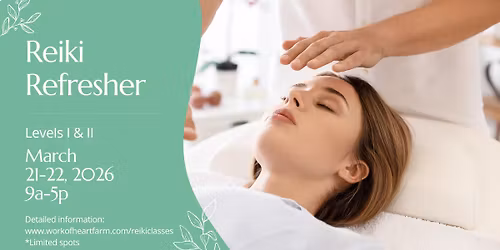 Usui/Holy Fire III Reiki I & II- REFRESHER!