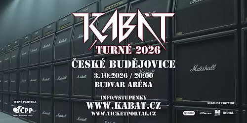 \u010cesk\u00e9 Bud\u011bjovice - Kab\u00e1t Turn\u00e9 2026