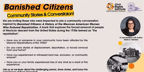 Banished Citizens: Community Stories & Conversation!