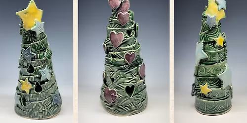 Ceramic Christmas Trees with Daria Claiborne