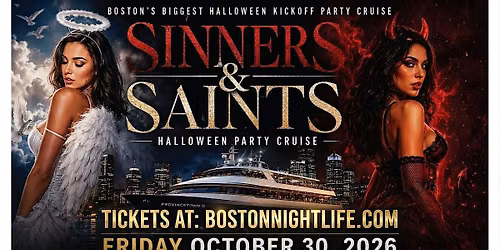 Haunted Boston Halloween Party | Sinners & Saints Cruise