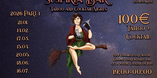 \u2728Suspiria Tattoo and Cocktail Nights 2026\u2728