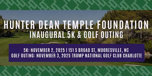 Inaugural Hunter Dean Temple 5K