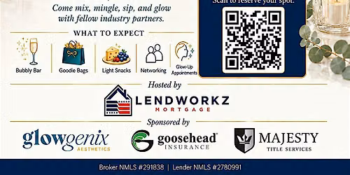 Glow & Grow Mixer: Bubbles, Botox & Business
