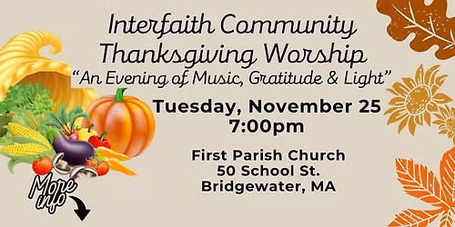 Interfaith Community Thanksgiving Worship, 11\/25