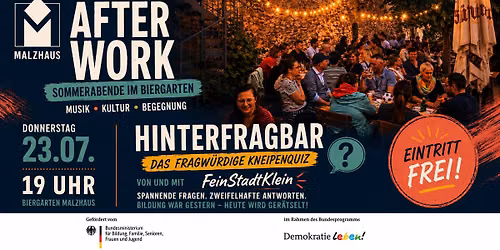 Afterwork: Hinterfragbar