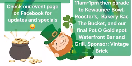 Downtown Kewaunee St. Patrick's Day Pub Celebration 