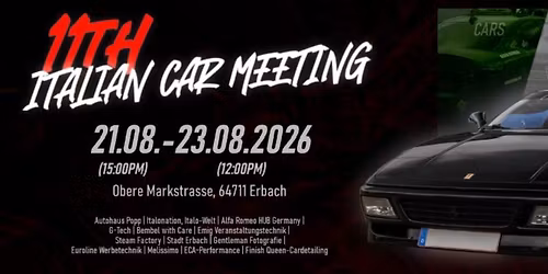 11th Italian Car Meeting\/\/ 2026