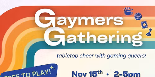 Gaymers Gathering @ Press Coffee