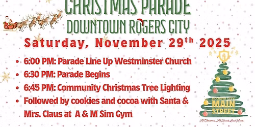 Downtown Rogers City Christmas Parade & Community Tree Lighting