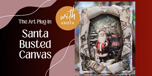 Christmas Busted Canvas
