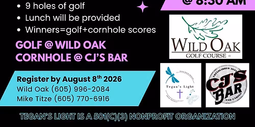 Let Your Light Shine: Golf & Cornhole Tournament Fundraiser