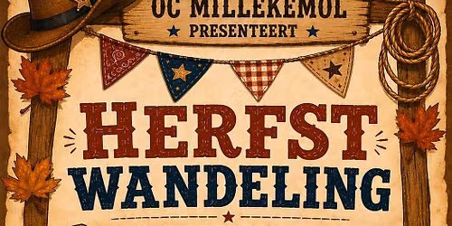 Herfstwandeling in western-thema \ud83e\udd20