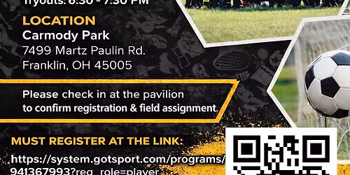 Southwest Soccer Club Tryouts (2 days!)