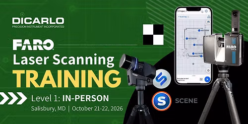 FARO 3D Laser Scanning: Level 1 Training (2-days) - IN PERSON [Oct 2026]
