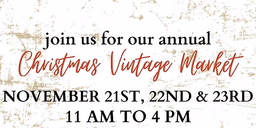 Riverside Farms Christmas Vintage Market