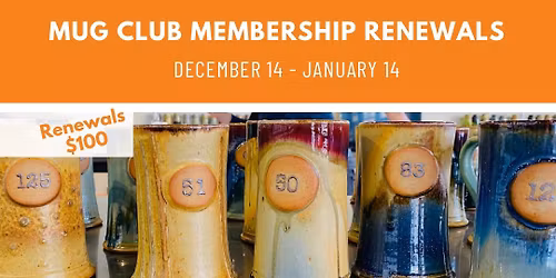 Mug Club Membership Renewals