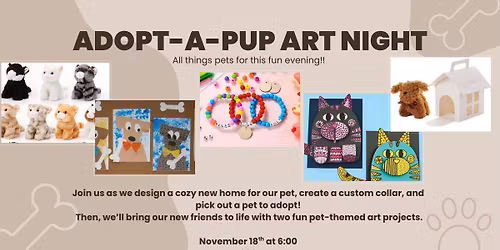 Adopt a Pet Craft Night