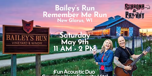 Sharona & Ray Ray @ Bailey's Run - Remember Me Run, New Glarus