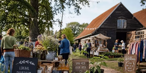 Lokaal en tweedehands markt op de Dijklandhoeve Zwolle