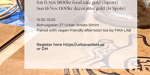 Kintsugi Repair Workshop in Stockholm 