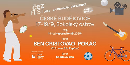 \u010cEZFEST - \u010cesk\u00e9 Bud\u011bjovice | Ben Cristovao & Pok\u00e1\u010d 