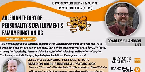 ISIP Workshop 101 Adlerian Theory of Personality and Development & Family Functioning