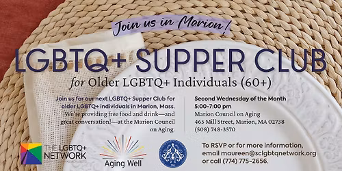 Marion Supper Club for Older (60+) LGBTQ+ Folk