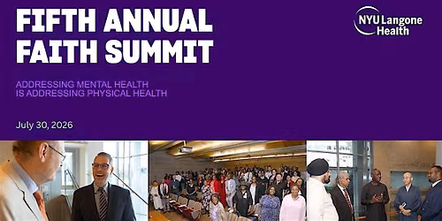 5th Annual Faith Summit - Mental Health is Physical Health
