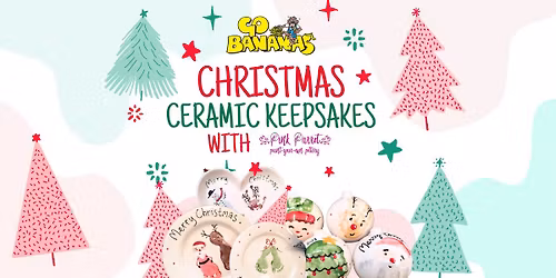 Christmas Ceramic Keepsakes with Pink Parrot Pottery
