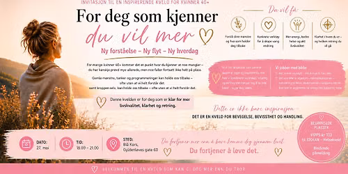 For deg som kjenner du vil mer!