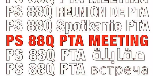 PS88Q PTA - May 2026 General & Election Meeting (21MAY)