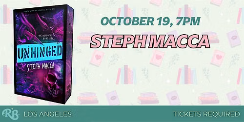 Steph Macca LA Book Event for Unhinged