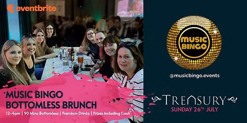 Music Bingo Bottomless Brunch