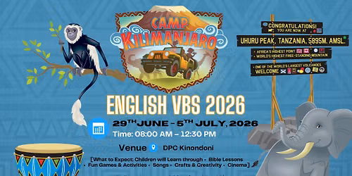 VACATION BIBLE SCHOOL (VBS) 2026
