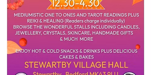 Autumn \ud83c\udf42 Psychic & craft fayre With pop up cafe \ud83d\udd2e