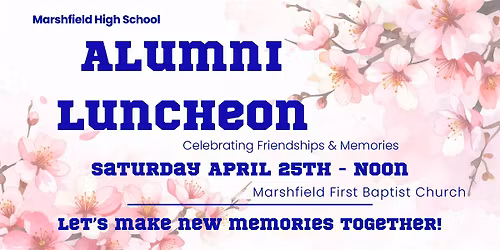 Marshfield High School Alumni Luncheon
