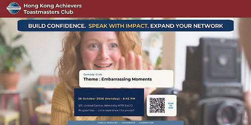 HK Achievers Toastmasters Public Speaking Club Weekly Meeting