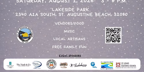 City of St. Augustine Beach Night Art Market