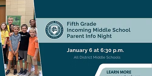 Middle School Parent Info Night