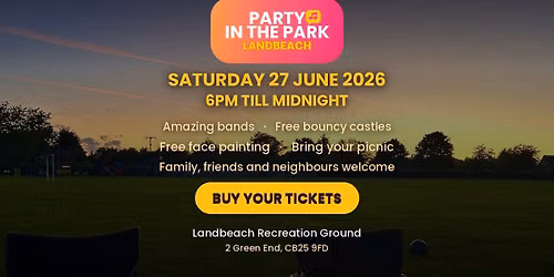 Landbeach Party in the Park 2026