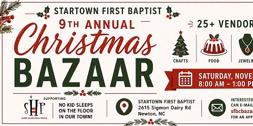 SFBC 9th Annual Christmas Bazaar