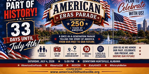 American Eras Parade Celebrating 250 Years of America